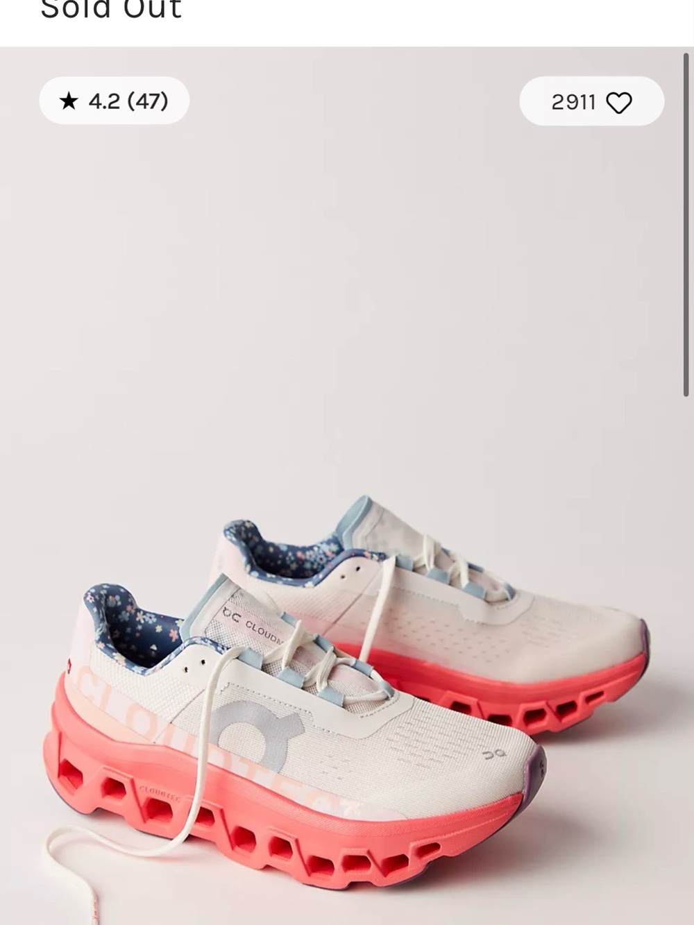 FP Movement x On Cloudmonster Sneakers